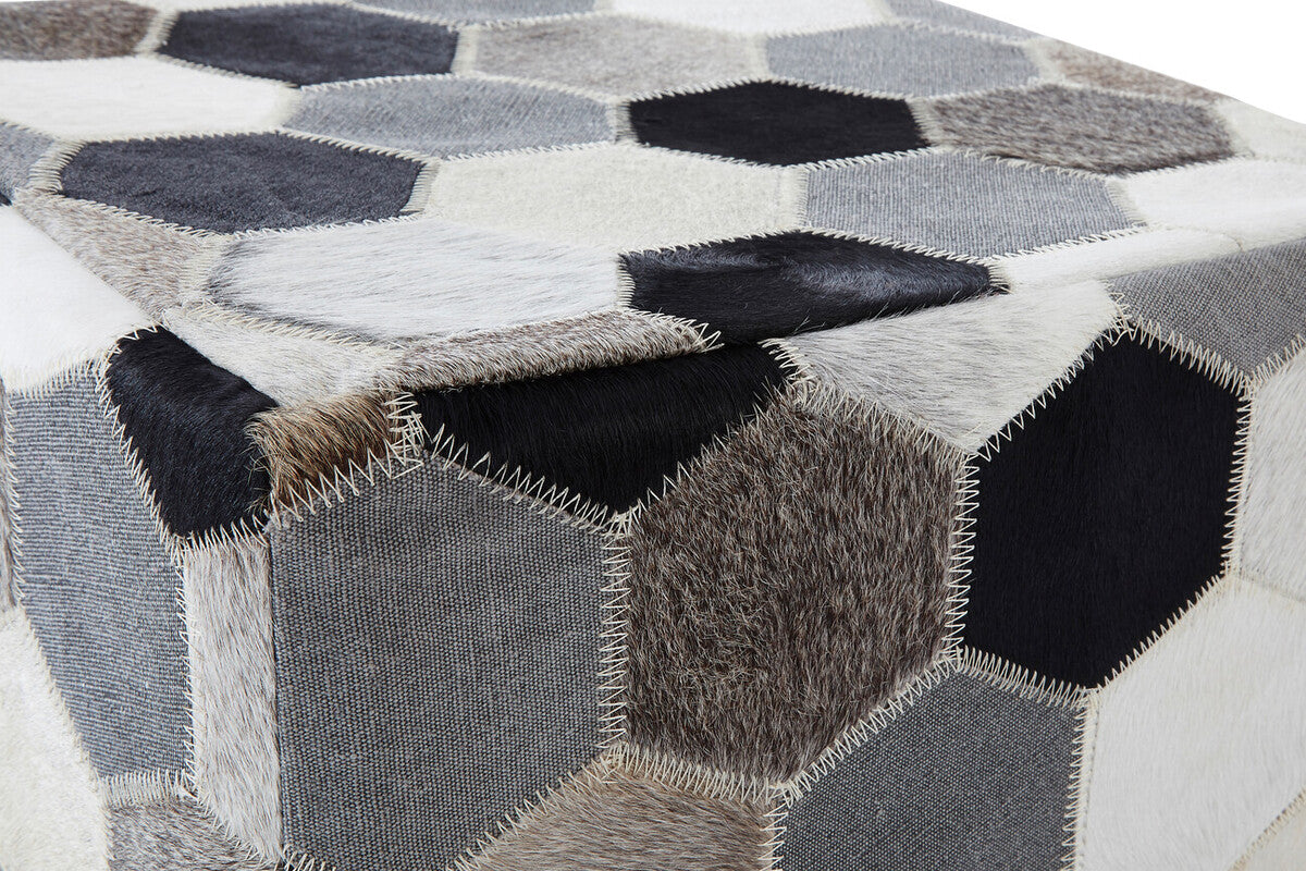 Safira Patchwork Pouffe