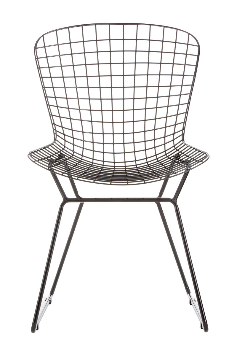District Black Metal Wire Chair - Image 2