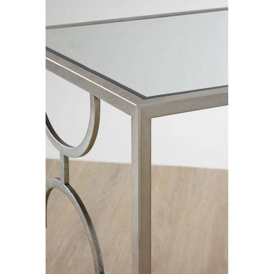 Merlin Set Of Two Silver Leaf Side Tables - Image 4