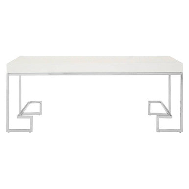 Allure Chrome Angled Legs Coffee Table - Image 2