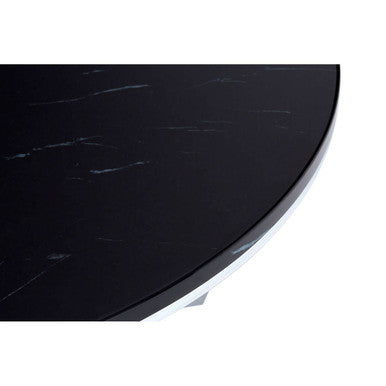 Allure Round Black Faux Marble Coffee Table - Image 8