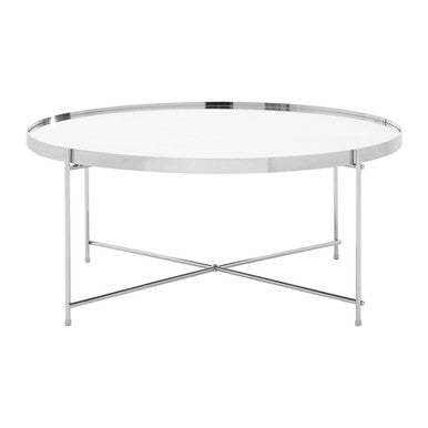 Allure Silver Mirror Coffee Table - Image 2