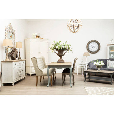 Reine 3 Seat Grey Velvet Sofa