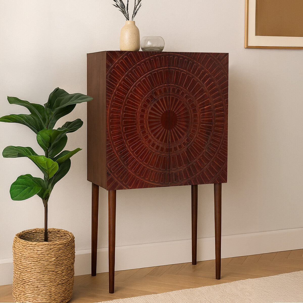 Vence Mango Wood Cabinet