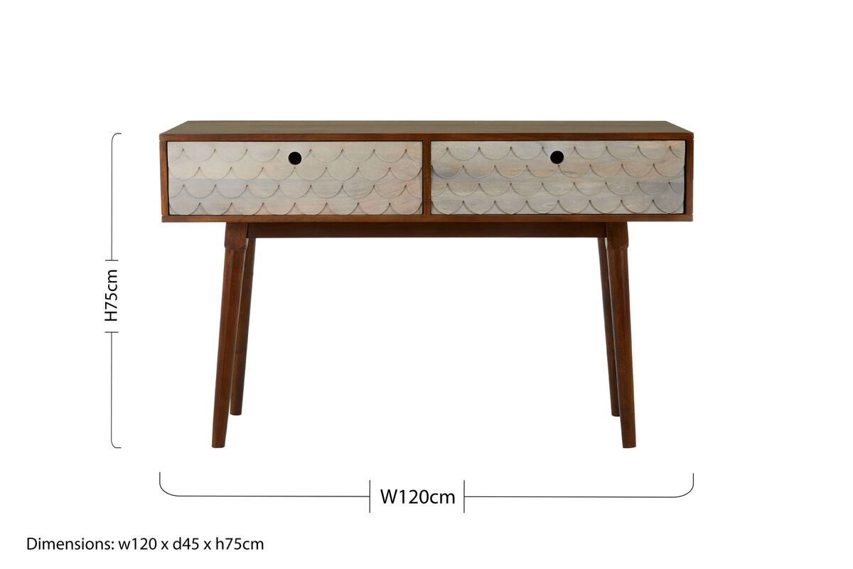 Costal Mango Wood Console Table