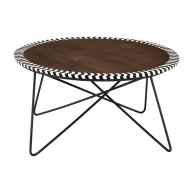 Artisan Acacia Wood Coffee Table - Image 2