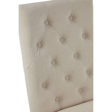 Lyon Beige Linen Dining Chair