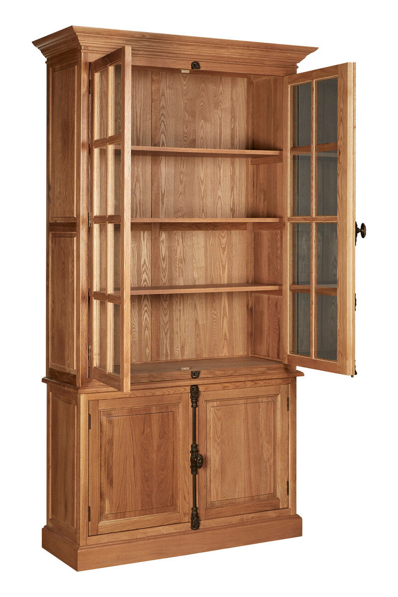 Lyon Natural Oak Wood Tall Cabinet