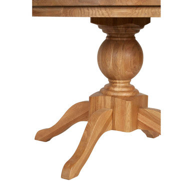 Lyon Natural Oak Wood Round Dining Table - Image 6