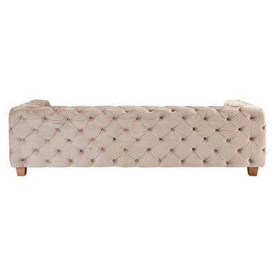 Ophelia 3 Seat Coffee Velvet Sofa