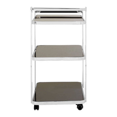 Alvaro Chrome Drinks Trolley