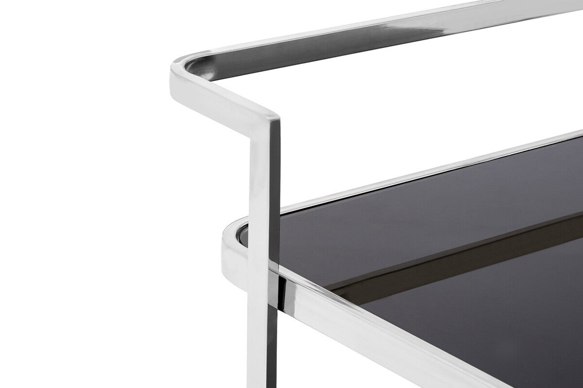 Alvaro Chrome Drinks Trolley