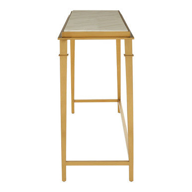 Alvaro Console Table With White Marble Top - Image 3