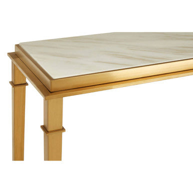 Alvaro Console Table With White Marble Top - Image 4