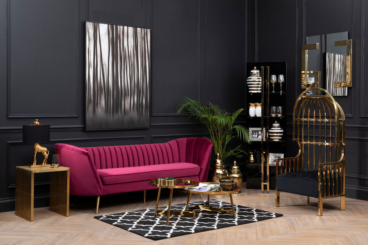 Alvaro Gold Set Of 2 Round Coffee Tables - Image 3