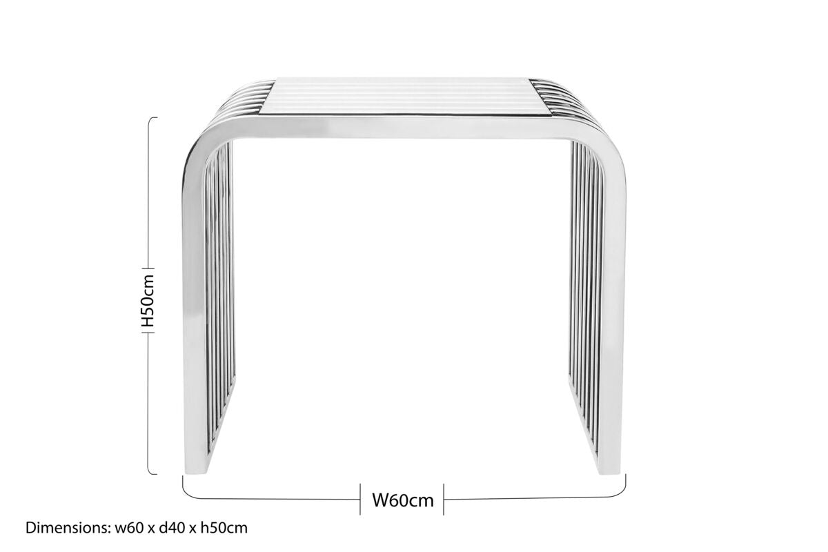 Vogue Slatted End Table - Image 7
