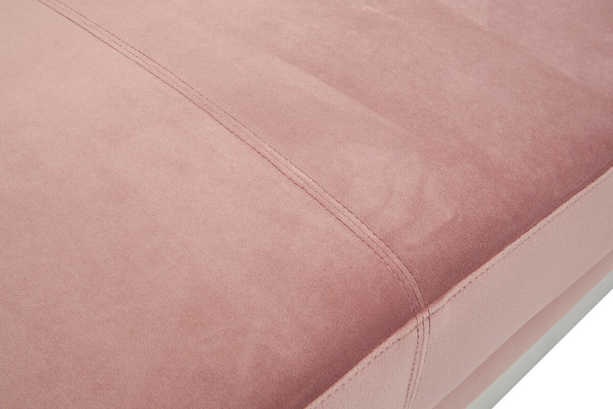 3 Seater Pink Velvet Sofa, Vogue