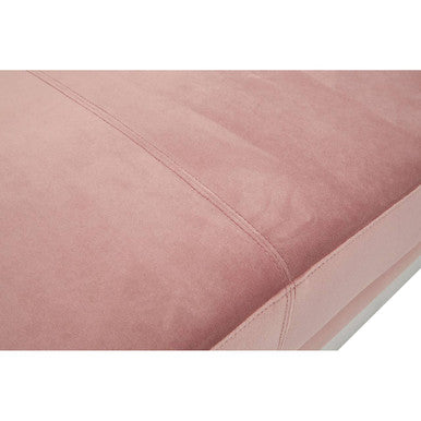 Vogue 3 Seat Pink Velvet Sofa