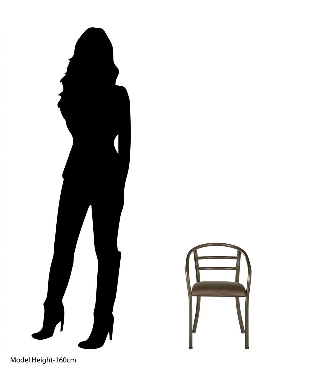 New Foundry Armchair With Curved Backrest