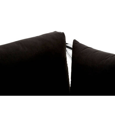 3 Seater Sofa With Silver Lattice Sides, Novo - Image 6