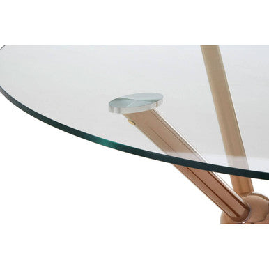 Novo Round Rose Gold Coffee Table - Image 4