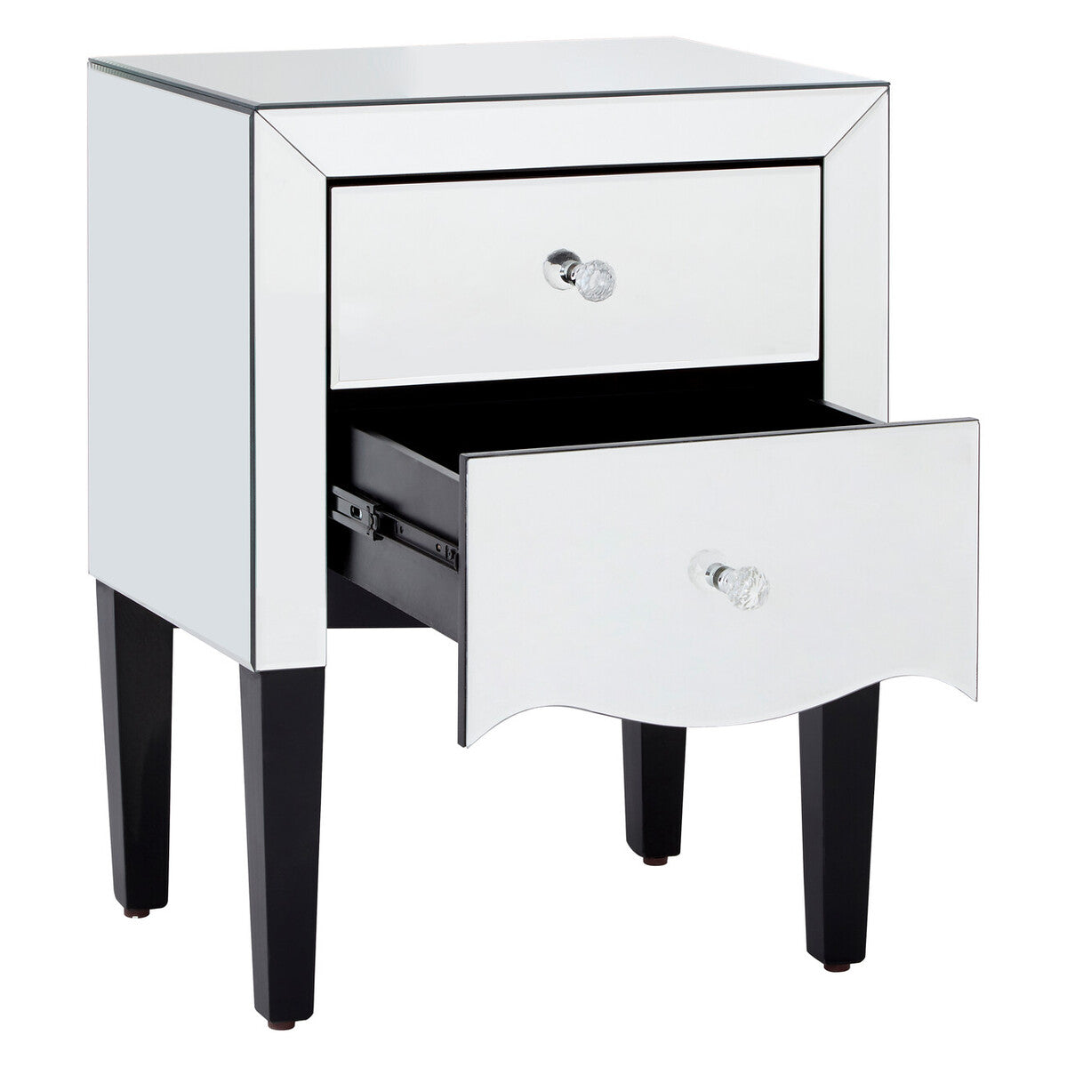 Graciela 2 Drawer Bedside Table