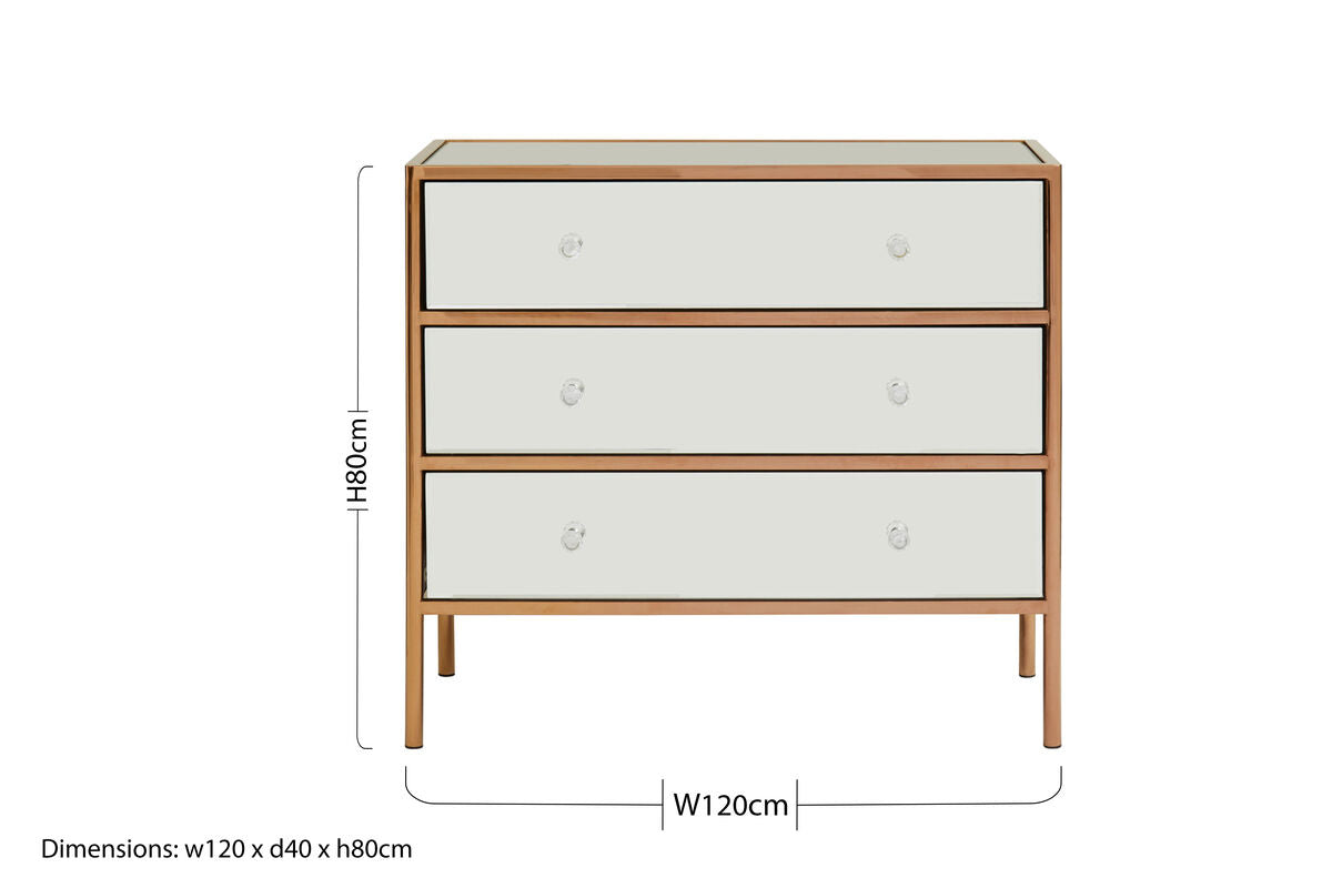Goldie 3 Drawer Chest