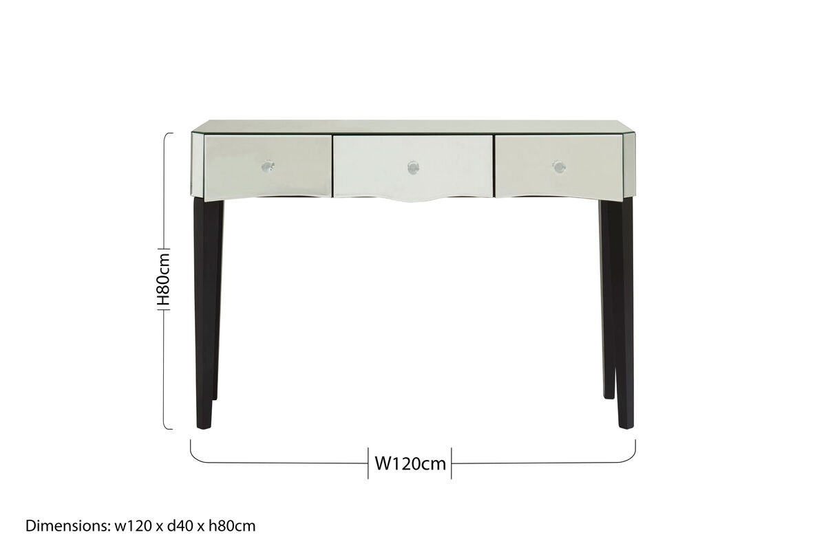 Gabriella Mirrored Console Table - Image 8