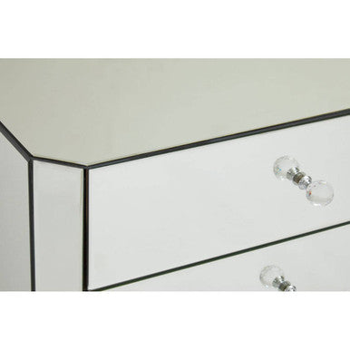 Gabriella Mirrored Chest of 4 Drawers
