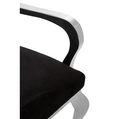 Novara Silver Baroque Chair