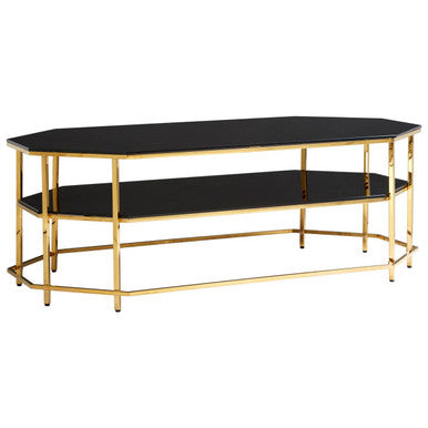 Arezzo Black Tempered Glass Coffee Table - Image 4