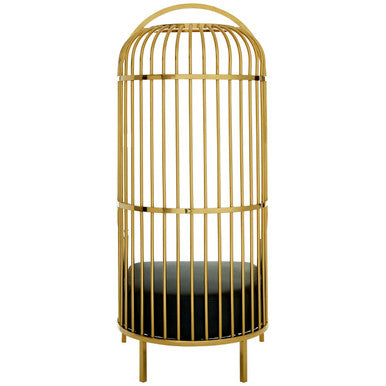 Eliza Gold Finish Dome Cage Chair
