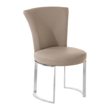 Eliza Grey Faux Leather Dining Chair - Image 3