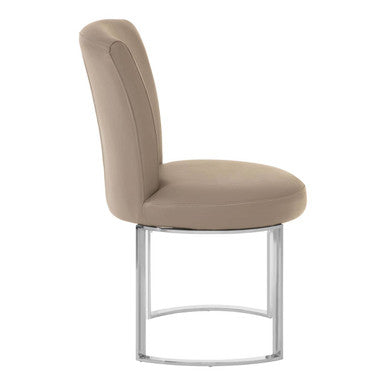 Eliza Grey Faux Leather Dining Chair - Image 4
