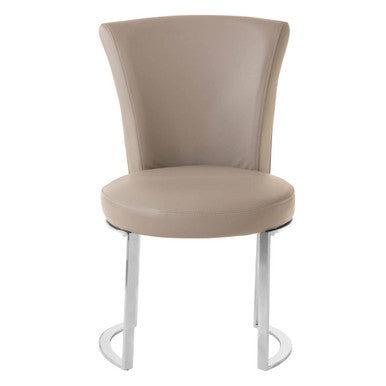 Eliza Grey Faux Leather Dining Chair - Image 2