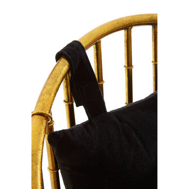 Monroe Gold Frame Accent Armchair