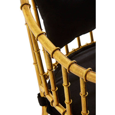 Monroe Gold Frame Accent Armchair