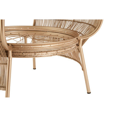 Mantis Champagne Gold Finish Table - Image 6