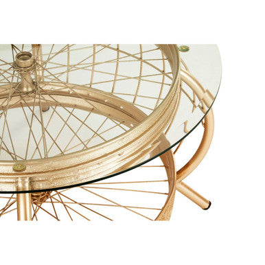 Mantis Champagne Gold Finish Coffee Table