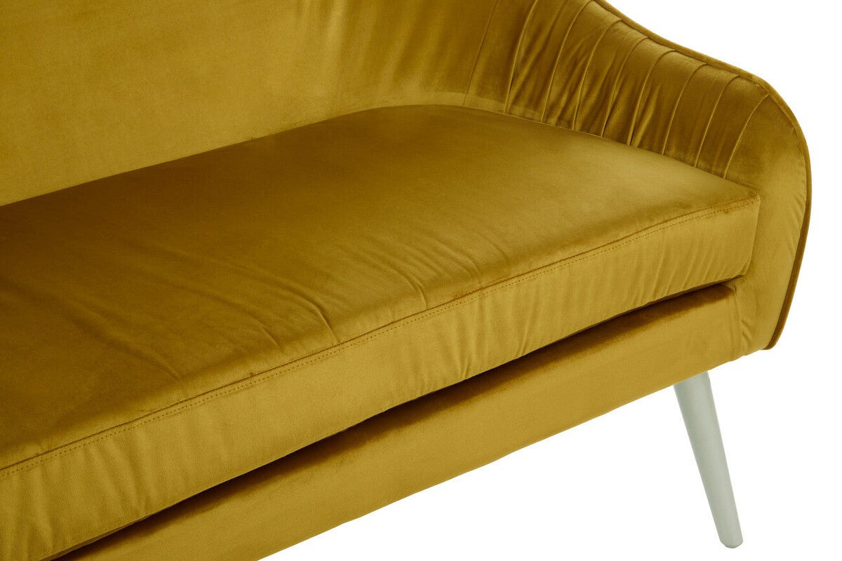 Louxor Mustard Velvet Sofa