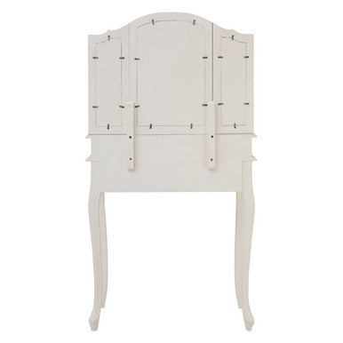 Loire Dressing Table With Mirror White