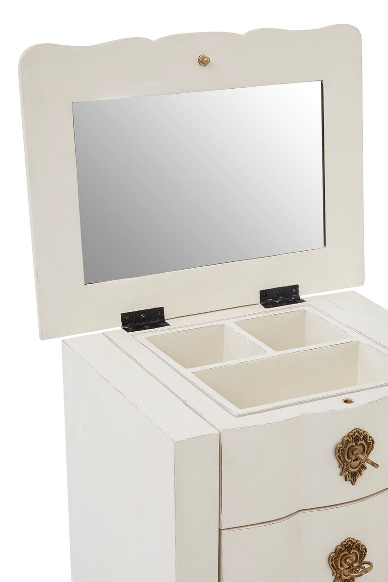 Loire 5 Drawer Small Chest White