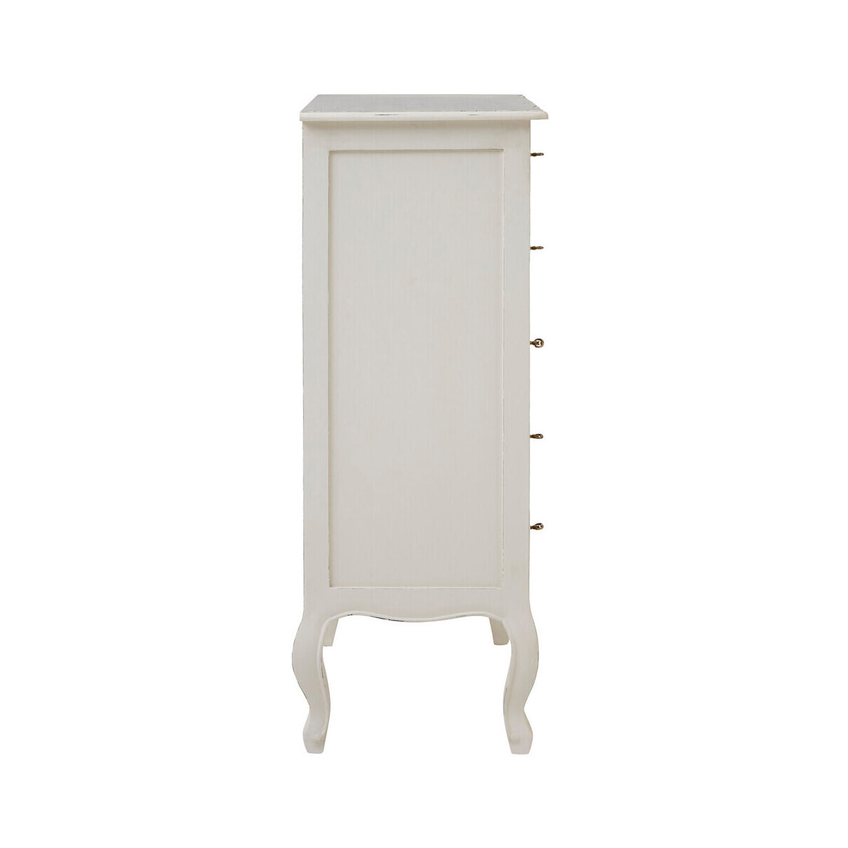 Loire 5 Drawer White Chest