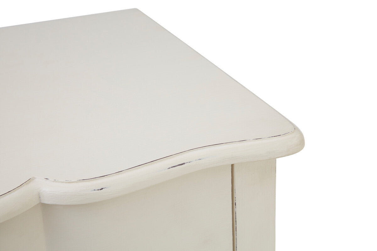 Loire 5 Drawer White Chest