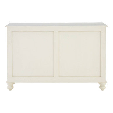Loire 6 Drawer White Sideboard