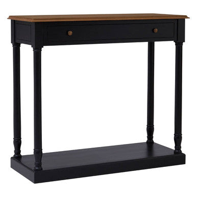 Loire 1 Drawer Black Console Table - Image 2