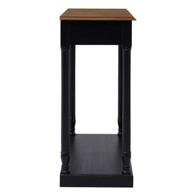 Loire 1 Drawer Black Console Table - Image 3