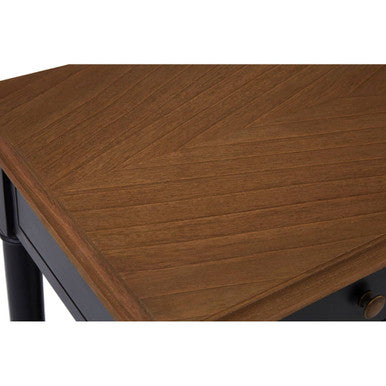 Loire 1 Drawer Black Console Table - Image 6
