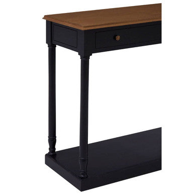 Loire 1 Drawer Black Console Table - Image 7