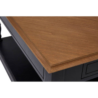 Loire 1 Drawer Black Coffee Table - Image 7